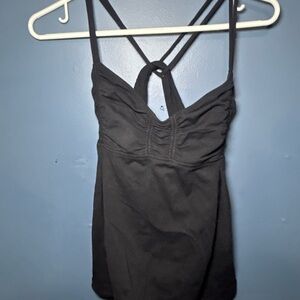 lululemon athletica Black Strappy Camisole